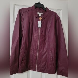 Christopher & Banks Women's Burgundy Jacket